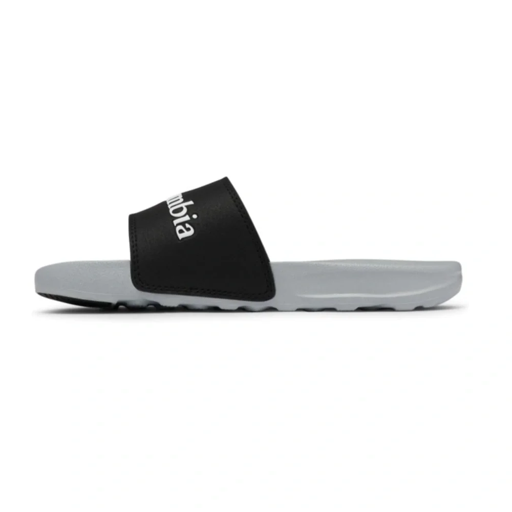 NEW Columbia Youth Unisex Hood River Slide, Black/Gray, 2